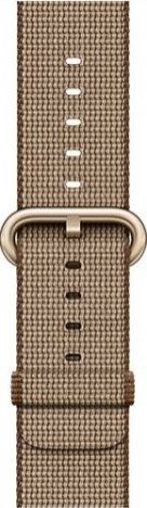 Curea iUni compatibila cu Apple Watch 1/2/3/4/5/6/7, 38mm, Nylon, Woven Strap, Brown